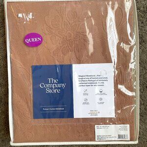 NEW The Company Store Putnam Cotton Matelassé Bed Skirt - Clay, Queen, 109$